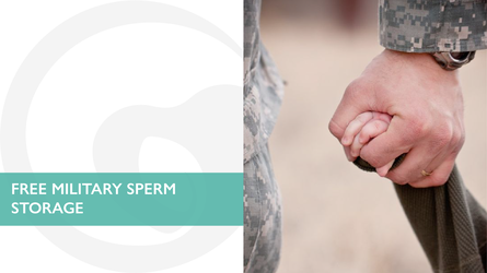 Free military sperm storage